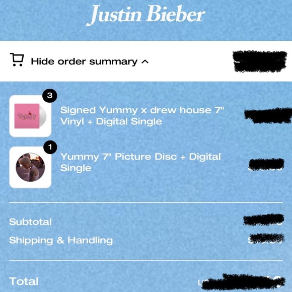 NEW Yummy Signed Vinyl Justin Bieber x DrewHouse - Picture 7 of 8